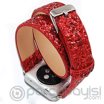 Ally Apple Watch 7-8 41mm 6-5-4 40mm Sim İşlemeli Kayış Kordon 3-2-1 38mm