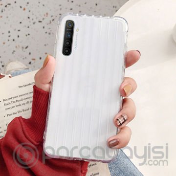 Ally Oppo Realme 5İ Trunk Lines ince Soft Silikon Kılıf