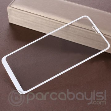 Xiaomi Mi 8 5D Kavisli Full Kaplama Kırılmaz Cam Ekran Koruyucu