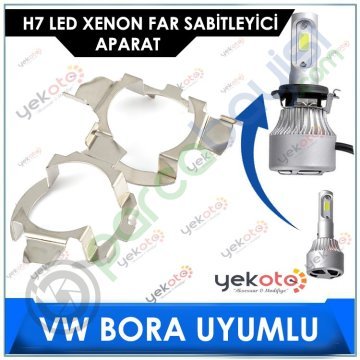 Vw Bora H7 Led Xenon Far Bağlantı Soketi Sabitleyici Aparat 2 Adet Tk-101