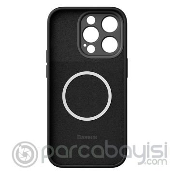 Baseus Liquid Silica Gel iPhone 14 Pro Max 6.7 Magsafe Silikon Kılıf + Tempered Ekran Koruyucu Set