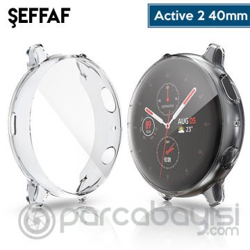 Ally SM Galaxy Watch Active 2 40mm R830 Slim 360 Koruma Silikon Kılıf