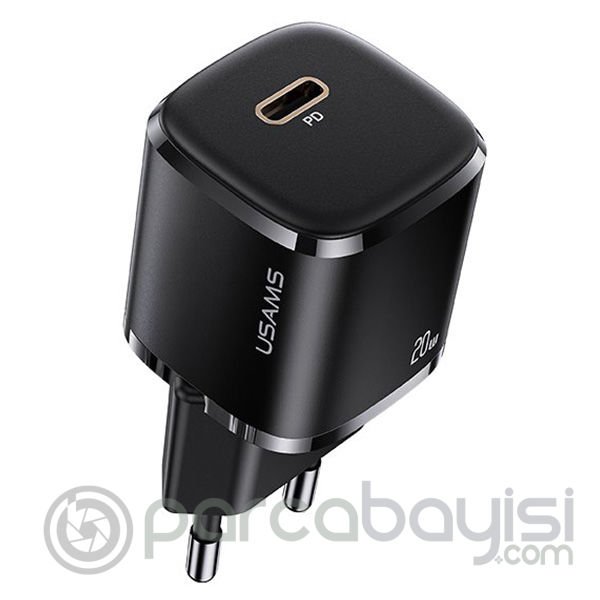 USAMS T36 20W Mini PD Hızlı Şarj Aleti 20W USB-C Güç Adaptörü