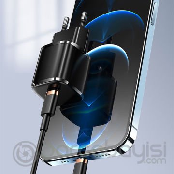 USAMS T36 20W Mini PD Hızlı Şarj Aleti 20W USB-C Güç Adaptörü