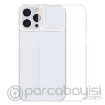 Baseus Simple Case iPhone 13 Pro İnce Silikon Şeffaf Kılıf