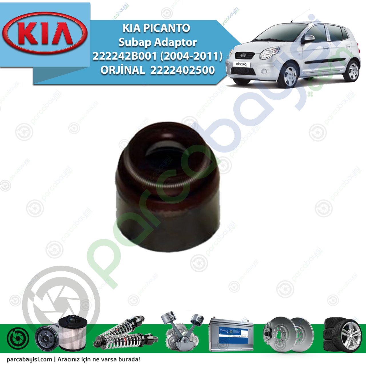 Kia Pıcanto Subap Adaptor 222242B001 (2004-2011) Orijinal | 2222402500