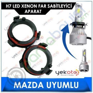 Mazda H7 Led Xenon Far Bağlantı Soketi Sabitleyici Aparat 2 Adet Tk-118