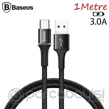 Baseus halo USB Type-C 3.0A Hızlı Şarj 1Metre USB Şarj Kablosu