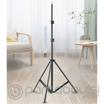 Ally 2 metre 200CM Işık Ayağı Light Stand+Tripod Ayağı Stand