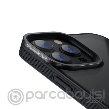 Baseus Crystal iPhone 13 Pro Max Kılıf Jel Çerçeve Zırhlı Silikon Kılıf