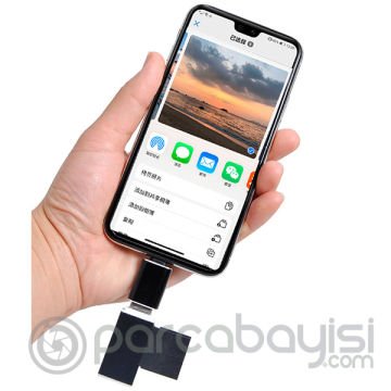ALLY iPhone iPad Lightning Otg Adaptör Flash Klavye Aparat