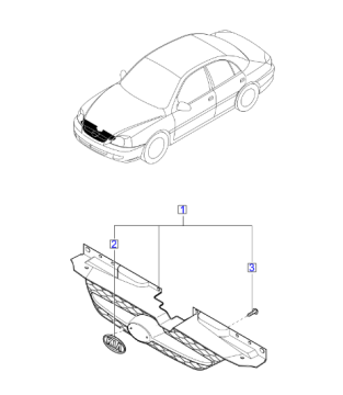 Kia Rio Ön Pancur Orjinal | 86350Fd010