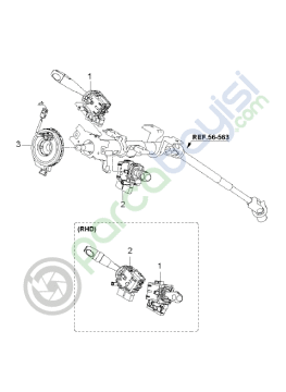 Kia Pıcanto Hyundai Getz Sinyal Kolu Orjinal | 934101C000