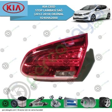 Kia Ceed İç Stop Lambası Sağ Orjinal | 92404A2000