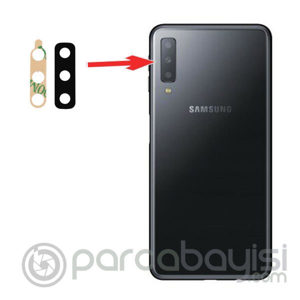 Samsung Galaxy A7 (2018) A750 Arka Kamera Lens