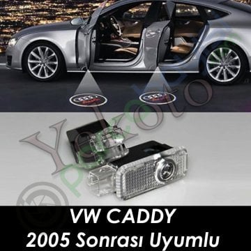 Vw Caddy 2005 Sonrası Uyumlu Araca Özel Kapı Logo Aydınlatma Hologram Kapıaltı Hayalet Logo