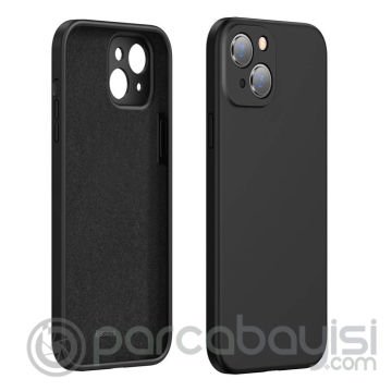 Baseus Liquid iPhone 13 6.1 Kılıf Kamera Korumalı İçi Kadife Silikon Kılıf