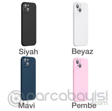 Baseus Liquid iPhone 13 6.1 Kılıf Kamera Korumalı İçi Kadife Silikon Kılıf