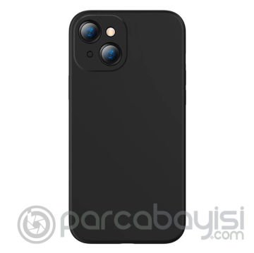 Baseus Liquid iPhone 13 6.1 Kılıf Kamera Korumalı İçi Kadife Silikon Kılıf