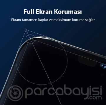 Baseus iPhone 14 Pro 6.1 0.3mm All-glass Tempered Full Cam Ekran Koruyucu 2 Adet Set