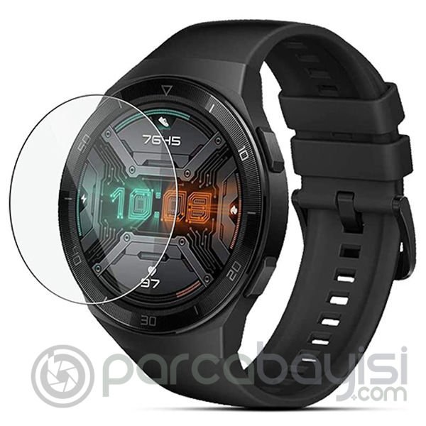 Huawei Watch GT2E Tempered Cam Kırılmaz Koruyucu