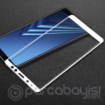 Galaxy A8+ Plus,2018 İçin 5d Kavisli Full Kırılmaz Cam Ekran Koruyucu