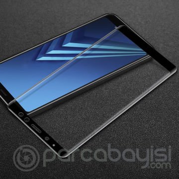 Galaxy A8+ Plus,2018 İçin 5d Kavisli Full Kırılmaz Cam Ekran Koruyucu