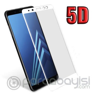 Galaxy A8+ Plus,2018 İçin 5d Kavisli Full Kırılmaz Cam Ekran Koruyucu