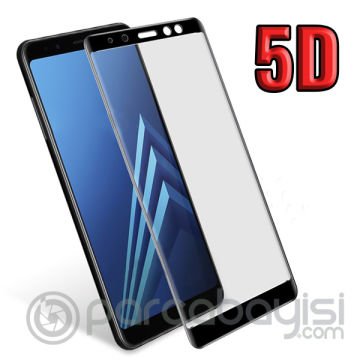 Galaxy A8+ Plus,2018 İçin 5d Kavisli Full Kırılmaz Cam Ekran Koruyucu