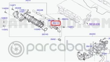 Kia Egr Soğutucu Borusu Orijinal | 284172A690