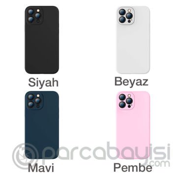 Baseus Liquid iPhone 13 Pro Kılıf Kamera Korumalı İçi Kadife Silikon Kılıf
