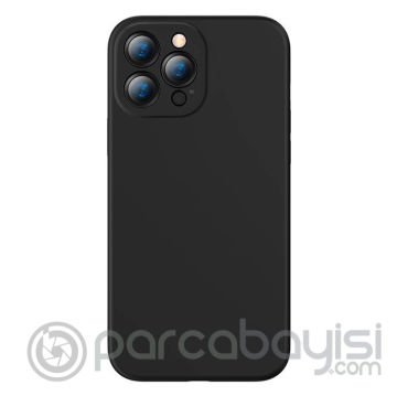 Baseus Liquid iPhone 13 Pro Kılıf Kamera Korumalı İçi Kadife Silikon Kılıf