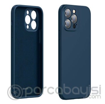 Baseus Liquid iPhone 13 Pro Kılıf Kamera Korumalı İçi Kadife Silikon Kılıf