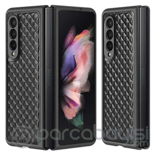 Dux Ducis Venice Series Samsung Galaxy Z Fold3 5G için Premium Deri Kılıf