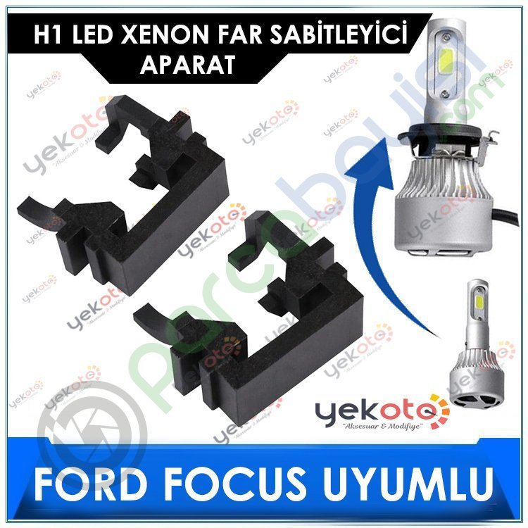 Ford Focus H1 Led Xenon Far Bağlantı Soketi Sabitleyici Aparat 2 Adet Tk-115