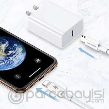 Wekome TYPE-C TO iPhone PD 20W Hızlı Şarj Kablosu 1.2M