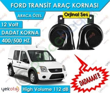 Ford Transit Araç Kornası 12V Dadat Korna 400/500 Hz 112 Db High Volume 2 Adet