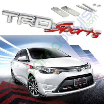 Trd Sports Ön Panjur Metal 3D Logo Amblem Sticker