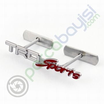Trd Sports Ön Panjur Metal 3D Logo Amblem Sticker