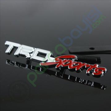 Trd Sports Ön Panjur Metal 3D Logo Amblem Sticker
