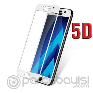 Galaxy A5,2017 A520 İçin 5D Kavisli Full Kırılmaz Cam Ekran Koruyucu