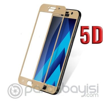 Galaxy A5,2017 A520 İçin 5D Kavisli Full Kırılmaz Cam Ekran Koruyucu