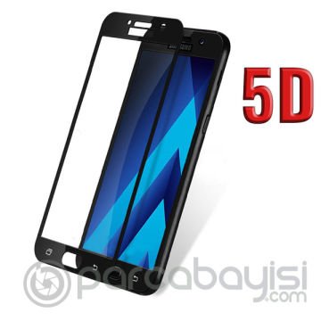 Galaxy A5,2017 A520 İçin 5D Kavisli Full Kırılmaz Cam Ekran Koruyucu