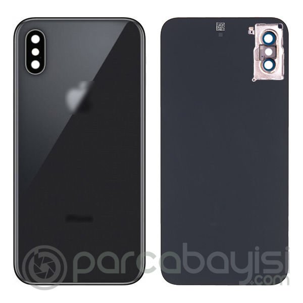 İPhone XS Arka Pil Batarya Kapağı+ Kamera Lens