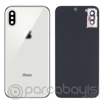 İPhone XS Arka Pil Batarya Kapağı+ Kamera Lens