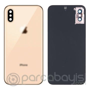 İPhone XS Arka Pil Batarya Kapağı+ Kamera Lens