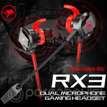 XMOWİ RX3 3,5mm Çift Mikrofonlu Oyuncu Kulaklık Gaming Kulaklığı