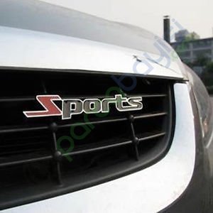 Sports Ön Panjur Metal 3D Logo Amblem Sticker