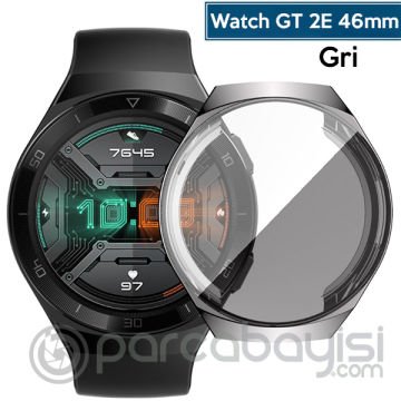 Ally Huawei Watch GT2E 46mm 360 Koruma Ultra İnce Silikon Kılıf