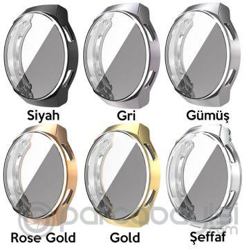 Ally Huawei Watch GT2E 46mm 360 Koruma Ultra İnce Silikon Kılıf